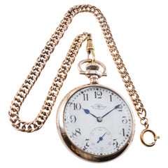 Ball Watch Co. Open Faced Railroad Pocket Watch circa  1920