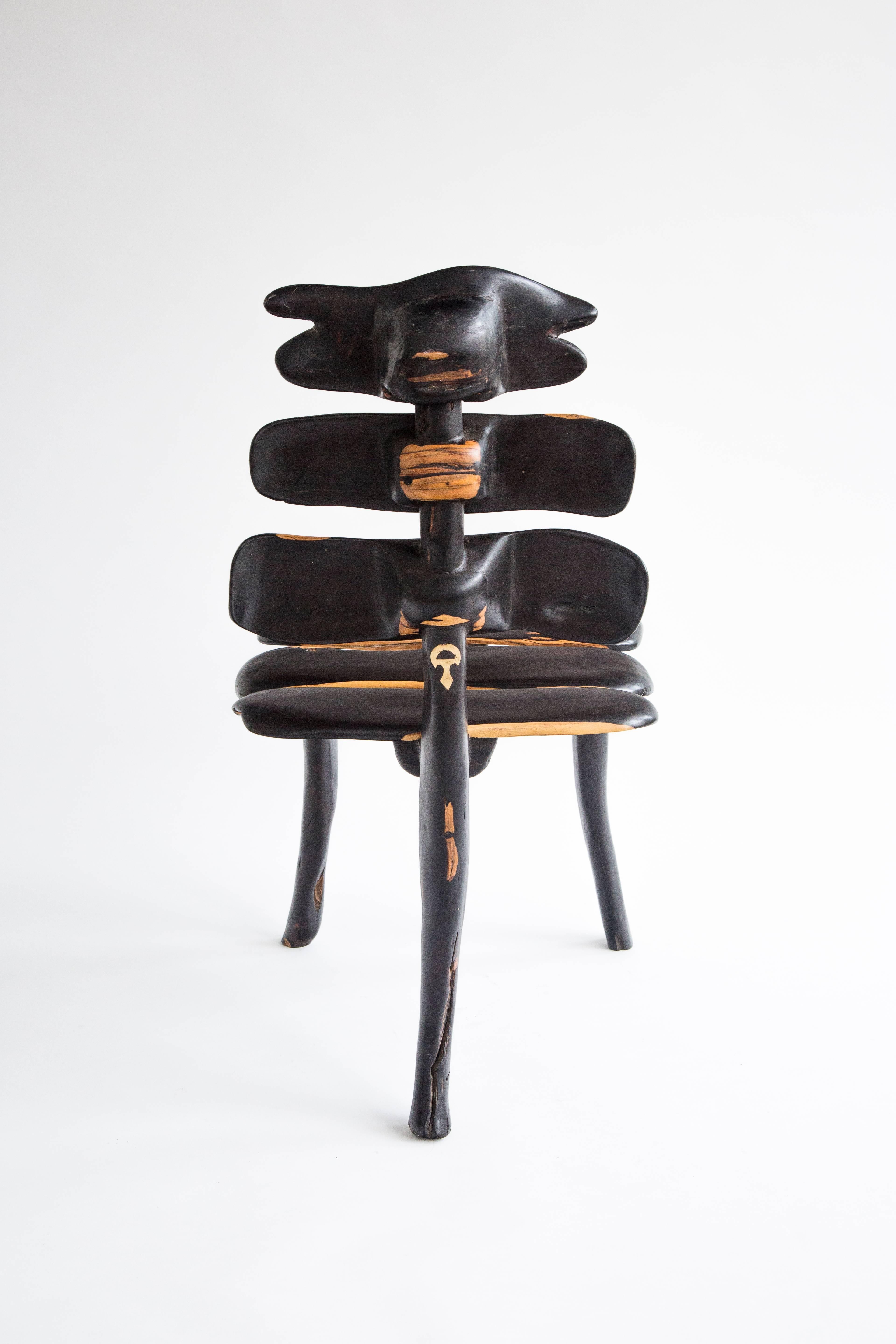 Vertebrae Chair - Contemporary Sculpture by Balla Niang