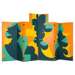 Balla Screen prototype hand-painted produced by Centro Duchamp, 1971