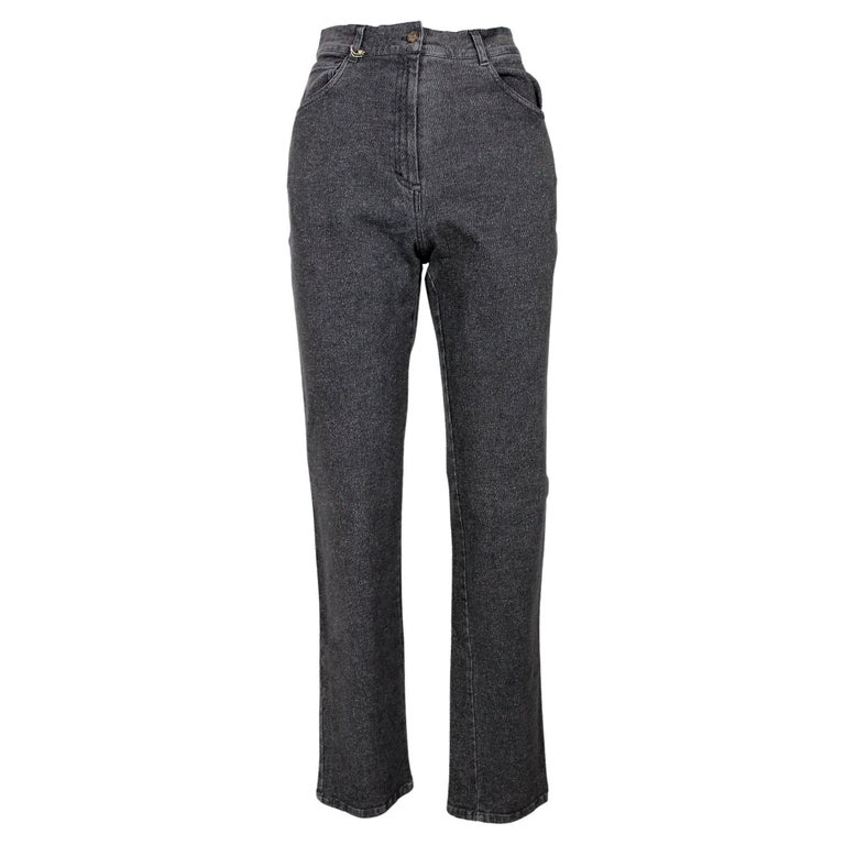 Ballantyne Black Cotton Vintage Denim Pants For Sale at 1stDibs