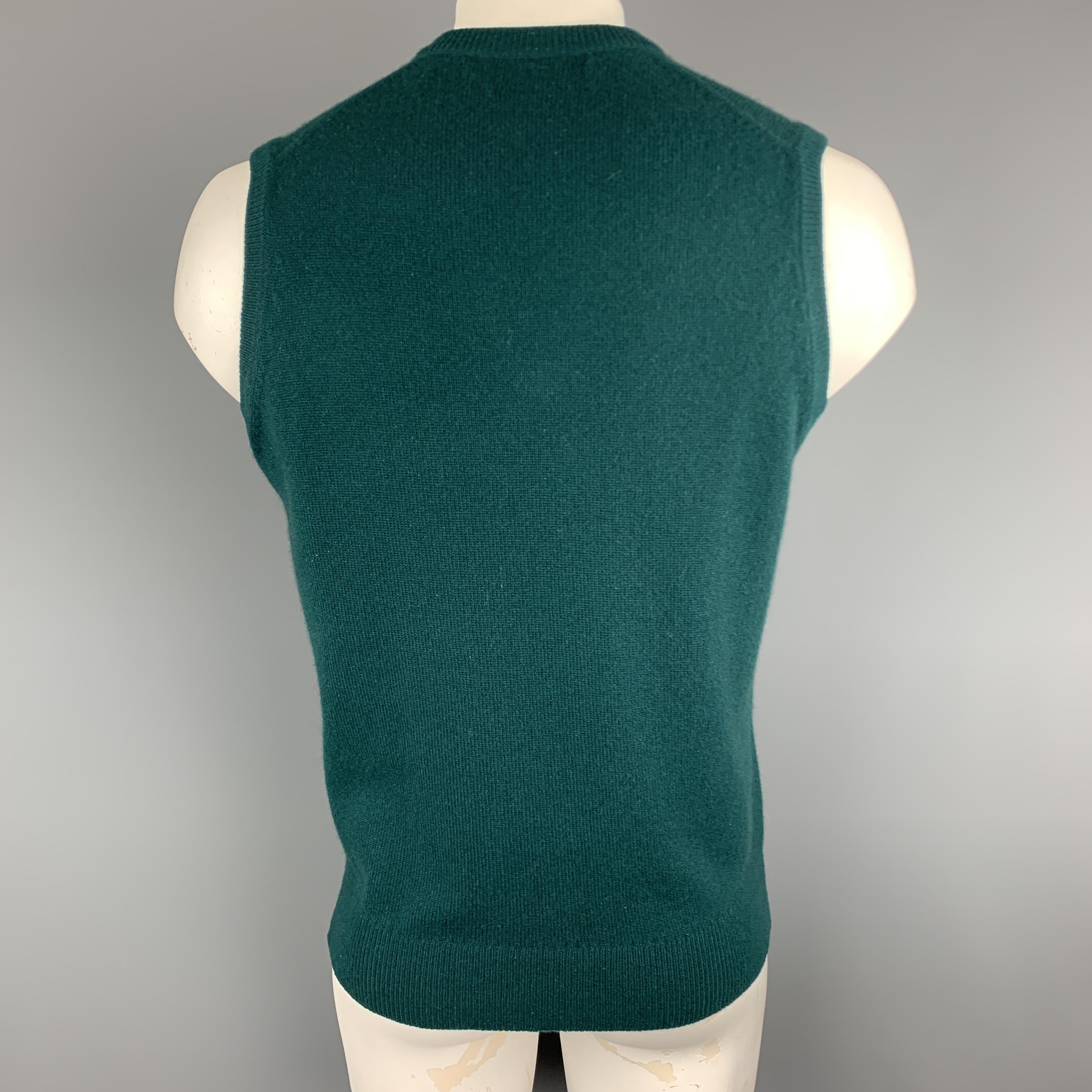 forest green sweater vest