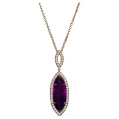 Ballare nella Notte ~ Collana con diamanti VS/F+ in oro 18K