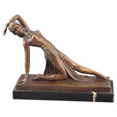 Vintage 'Ballerina' Bronze, Marble after Models of DH Chiparus