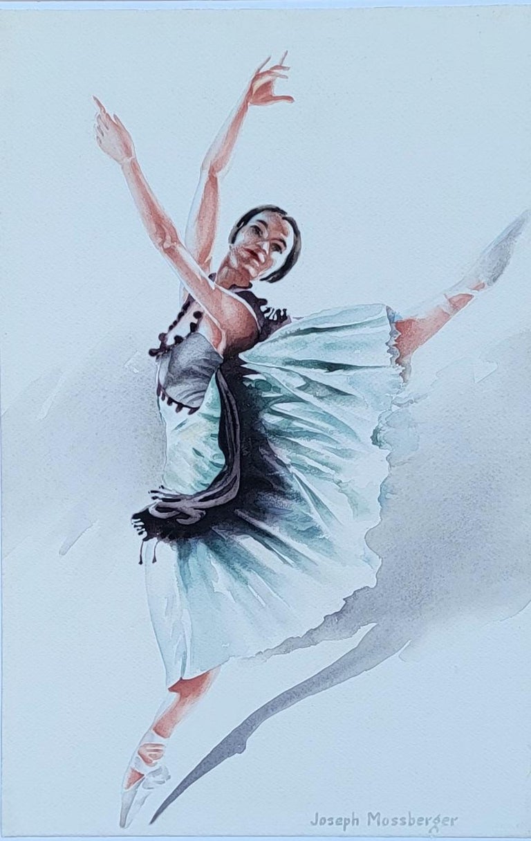 Ballerina Dancer Painting by Joseph Mossberger For Sale at 1stDibs