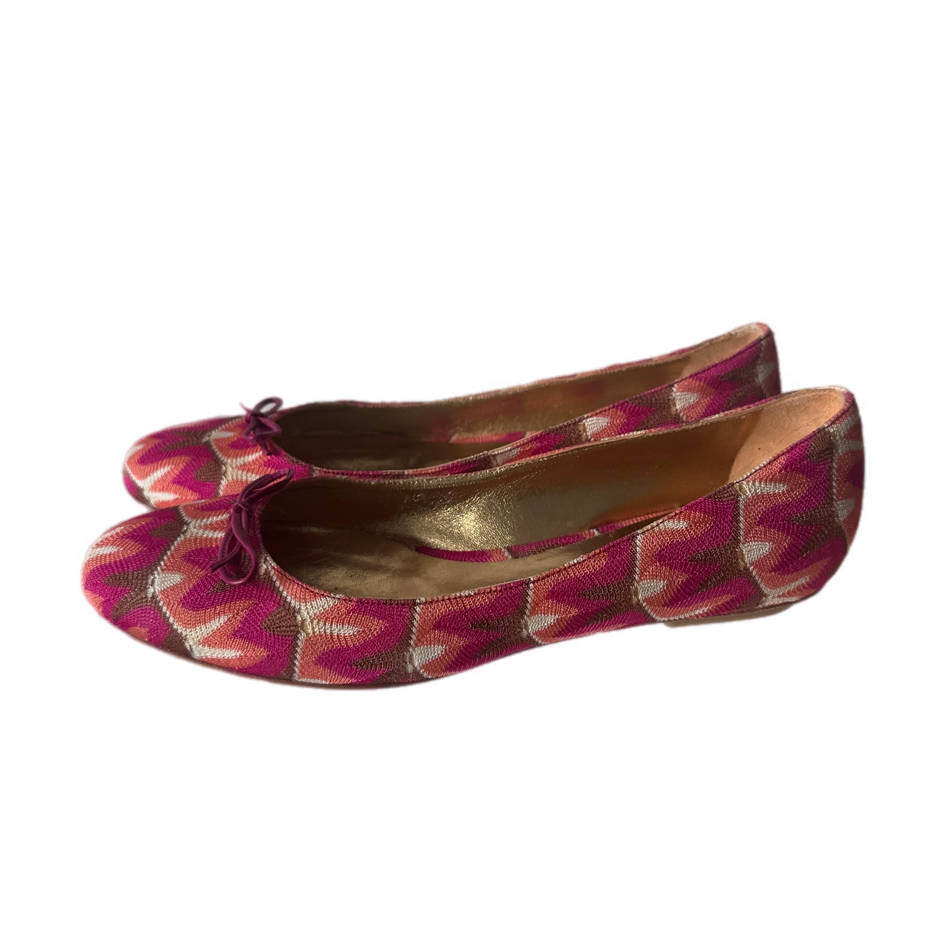 Missoni ballerina n37 with box In New Condition For Sale In Basaluzzo, IT