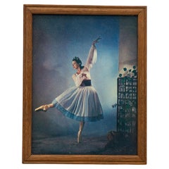 Retro Ballerina Photo by David Kronig, a Series, UK Mid Century