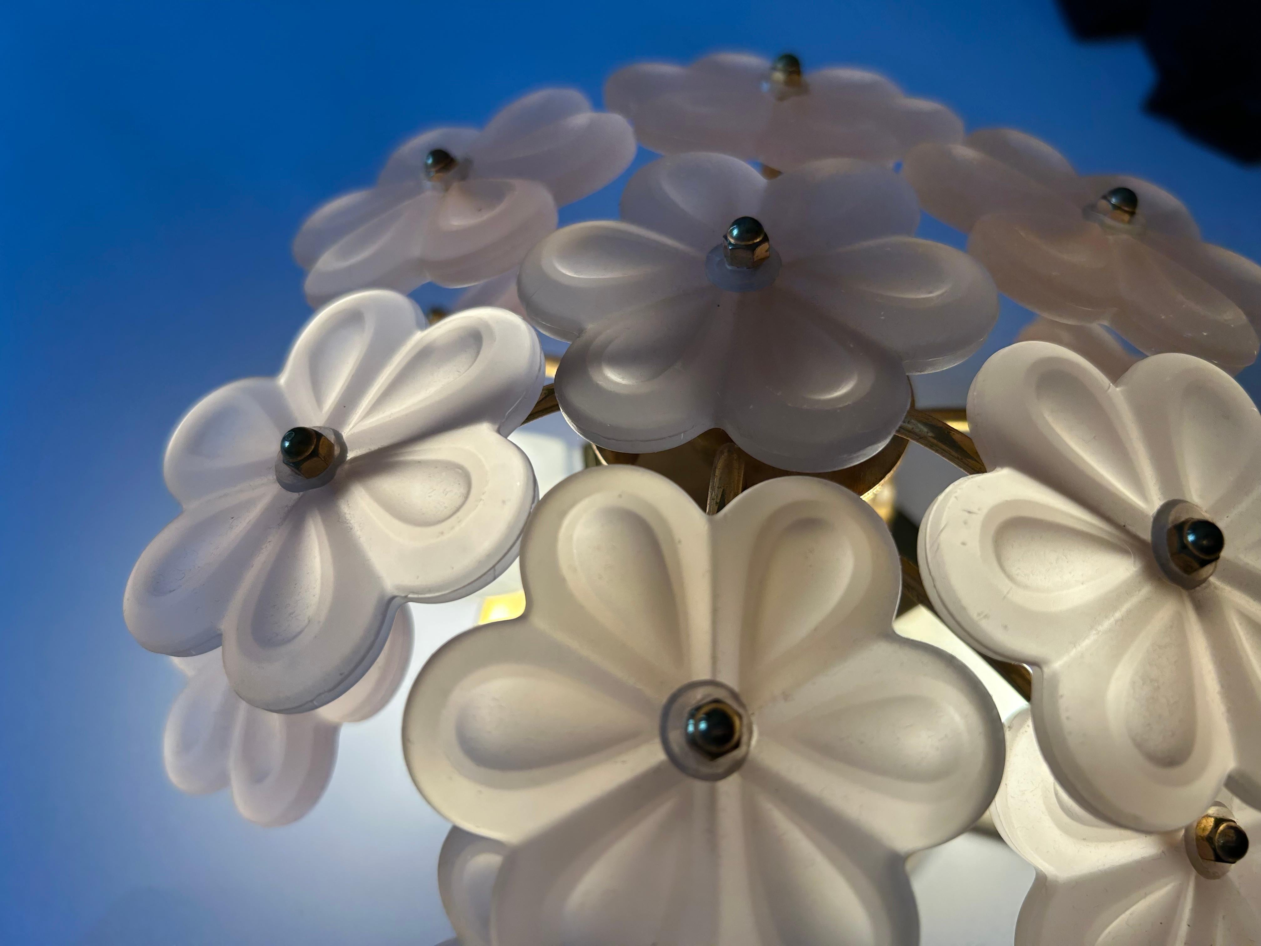 Ballerina Pink Wall Light, Murano Glass, 1980's For Sale 9