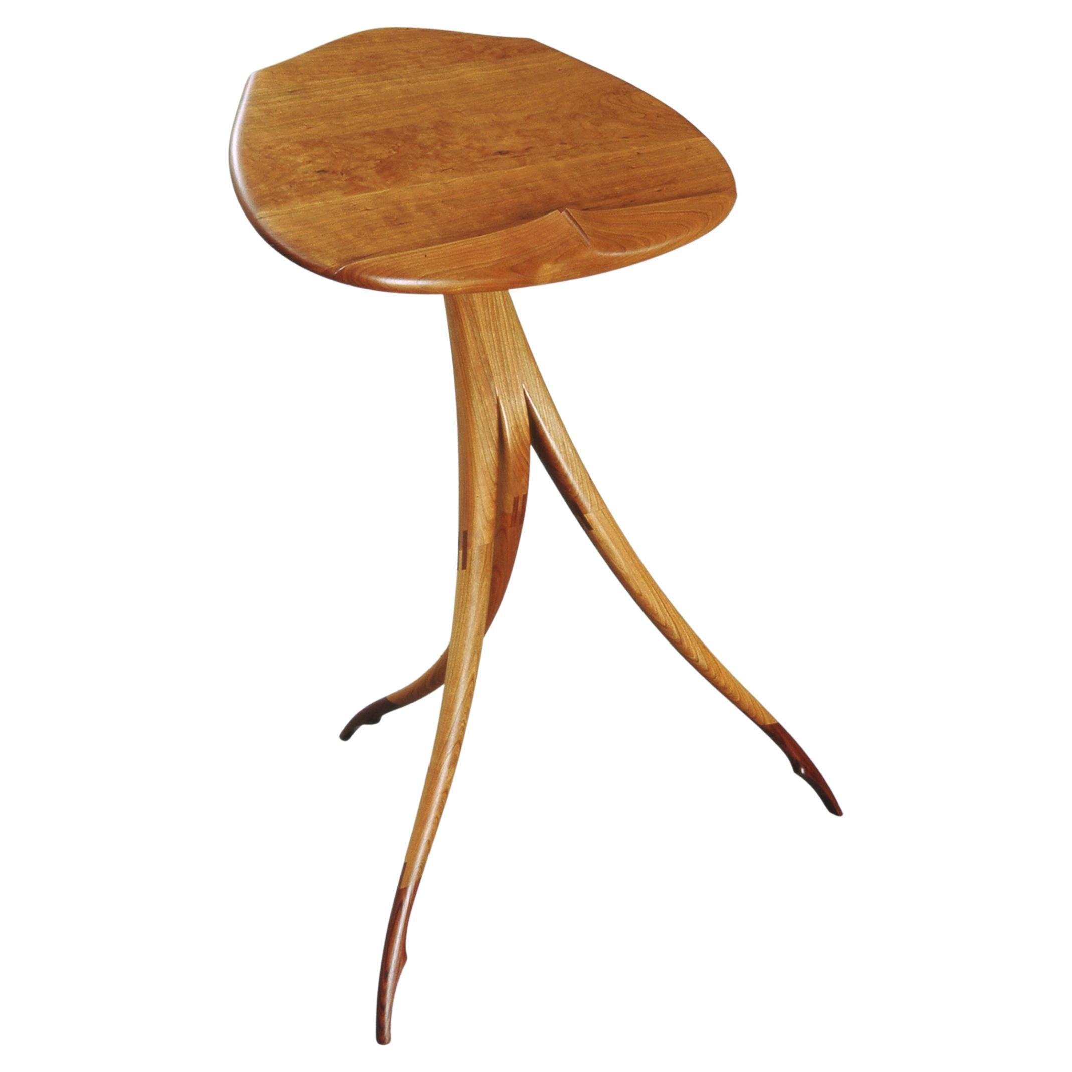 Ballerina Stand in Cherry & Bubinga by Mark Levin For Sale