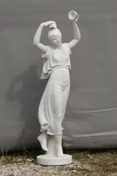 Ballerina Statue in Acquabianco Marble