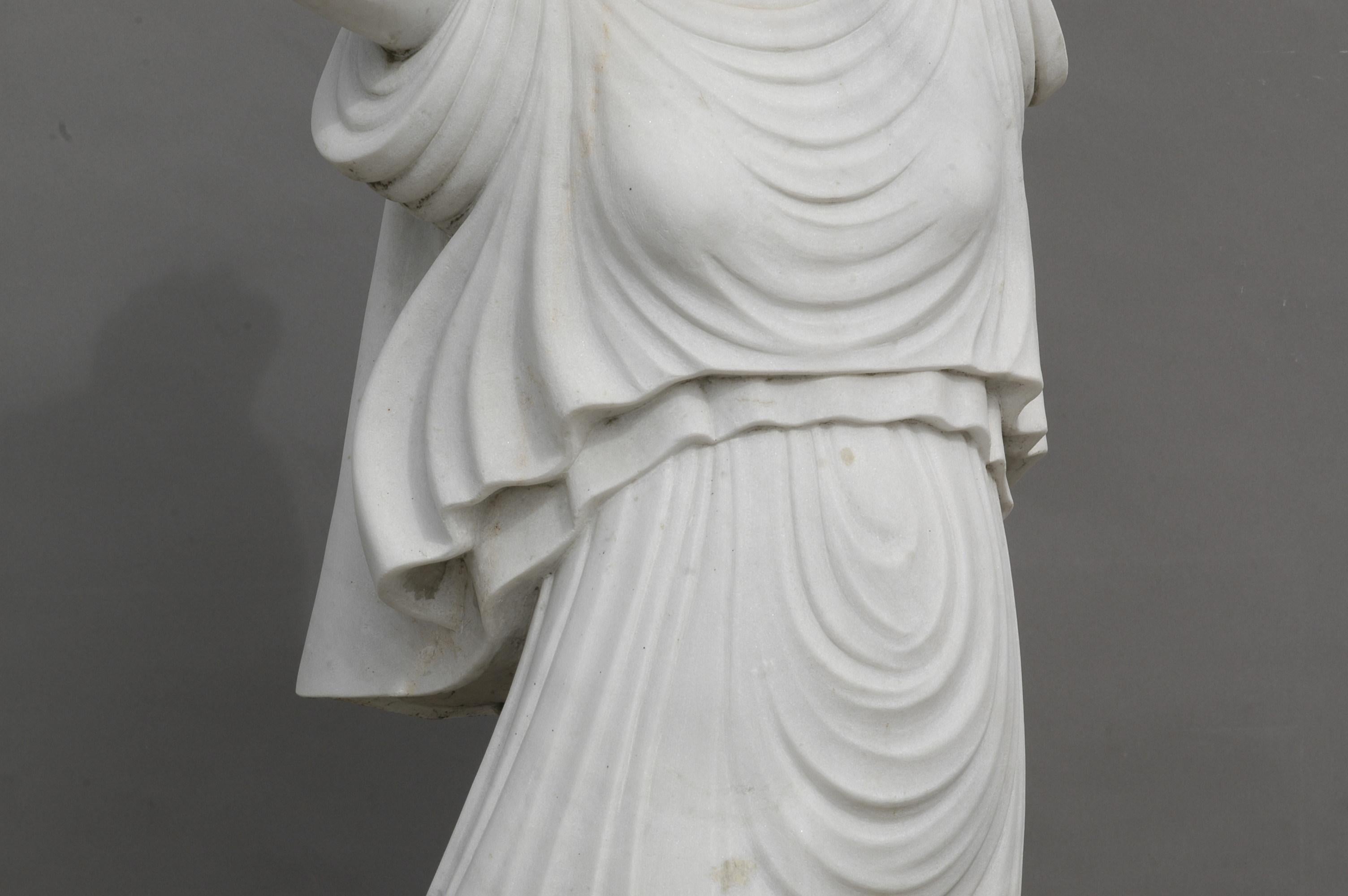 white statue