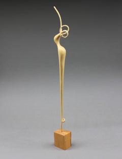 Ballerina, Holzskulptur von Nairi Safaryan