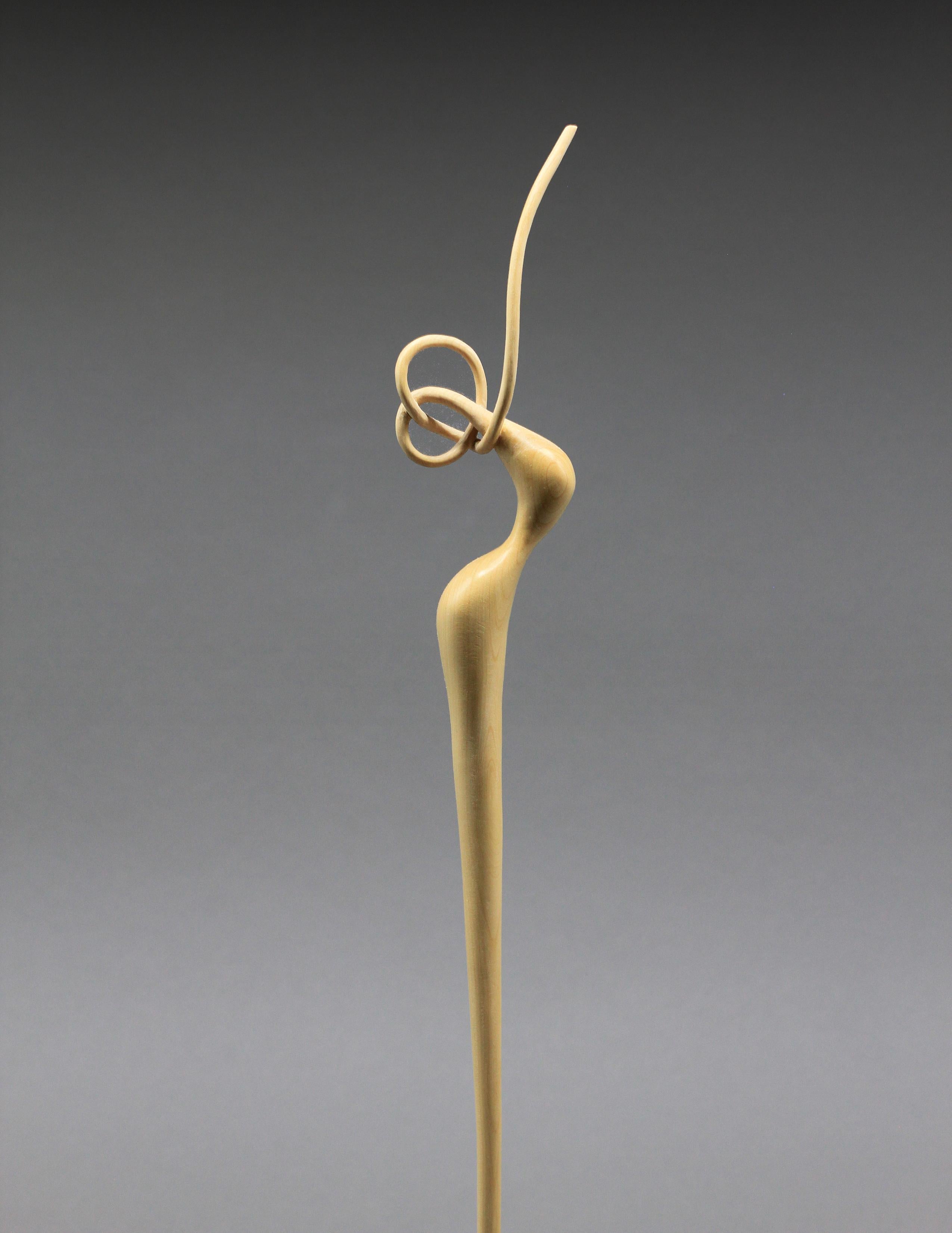 American Ballerina, Wood Sculpture by Nairi Safaryan For Sale