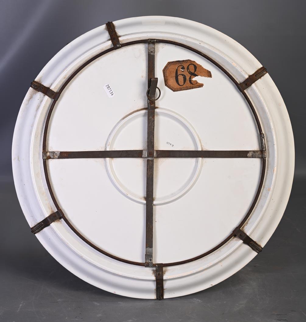 BALLEROY & Co., Joseph Albert PONSIN, Pair of Plates Adorned with Portraits For Sale 7