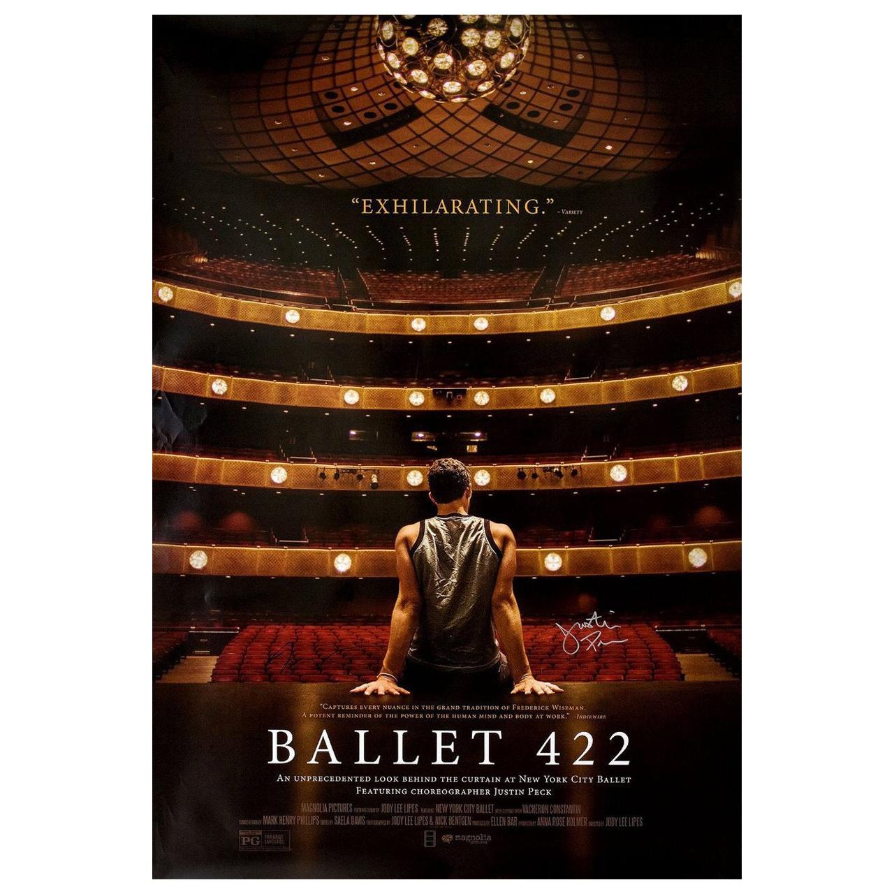 Ballet 4222015 U.S. Affiche de film en une feuille signée