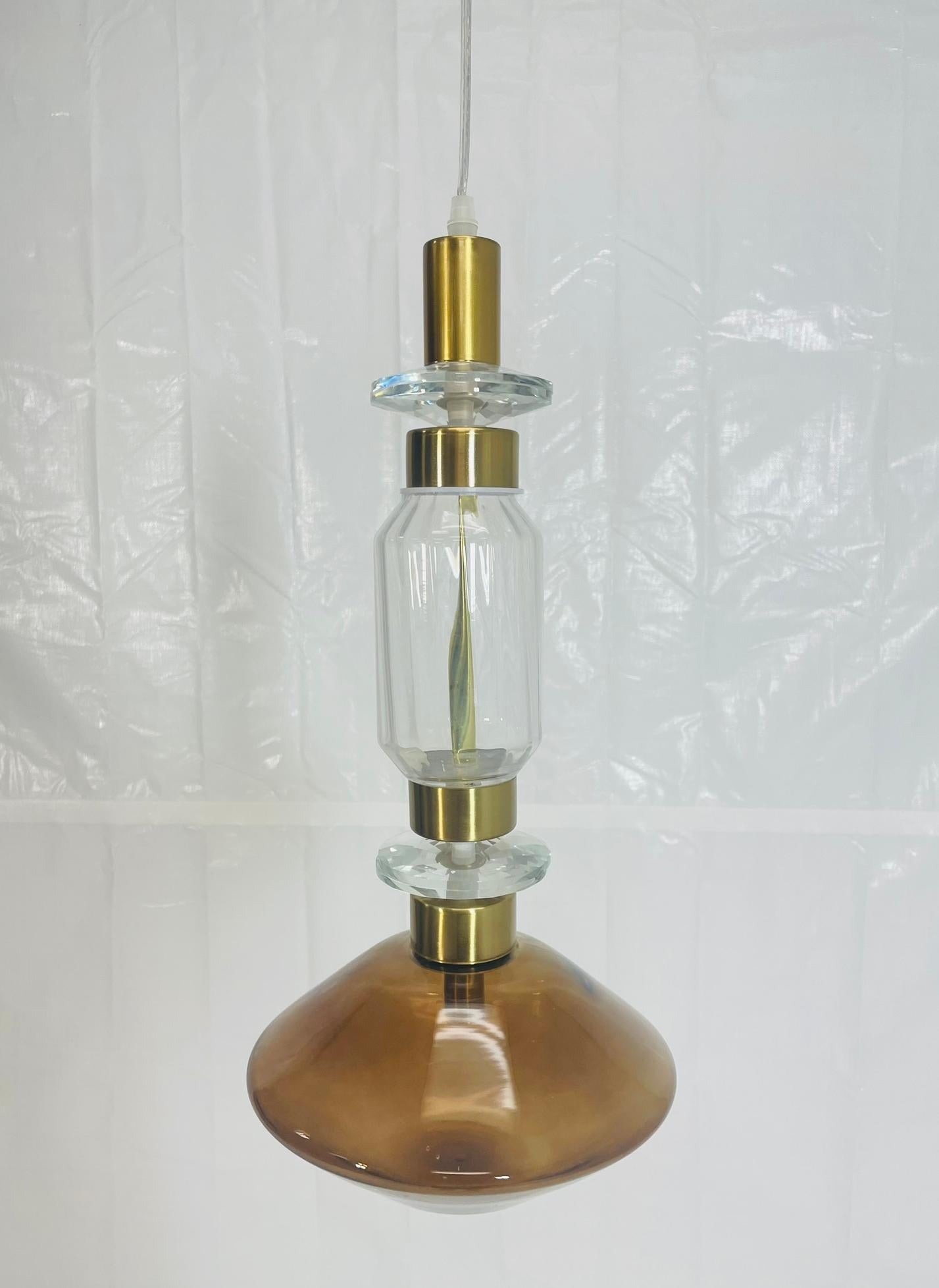 italien Pendentif Ballet B de Massimiliano Raggi pour Sicis, Italie - Lampe en verre d'art en vente