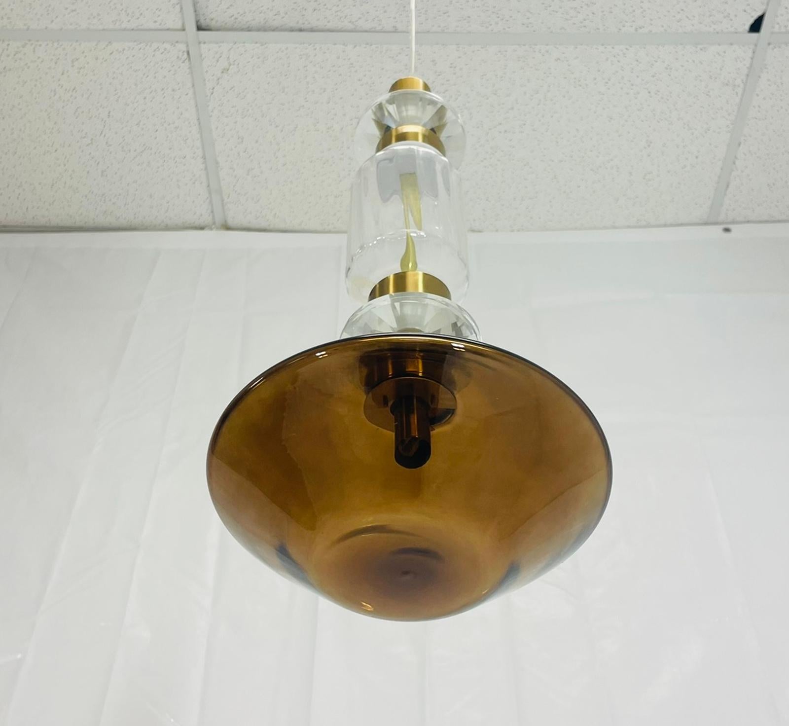 Pendentif Ballet B de Massimiliano Raggi pour Sicis, Italie - Lampe en verre d'art Bon état - En vente à Los Angeles, CA