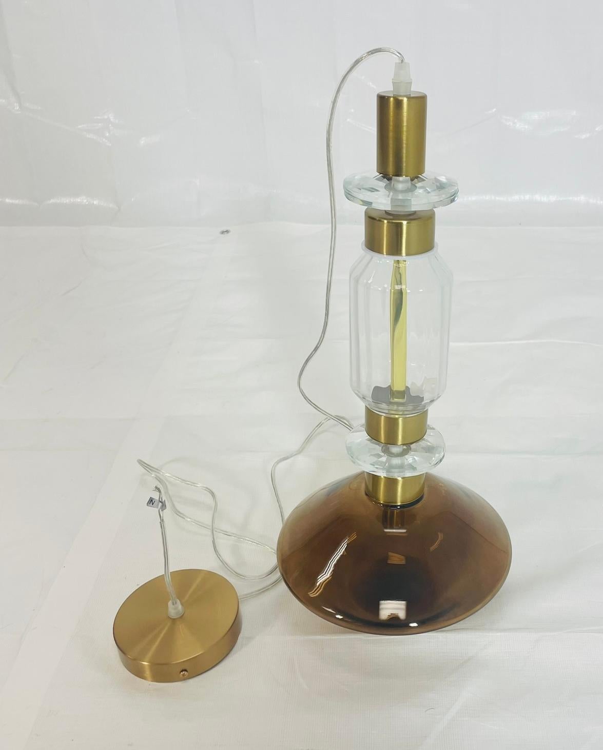 XXIe siècle et contemporain Pendentif Ballet B de Massimiliano Raggi pour Sicis, Italie - Lampe en verre d'art en vente