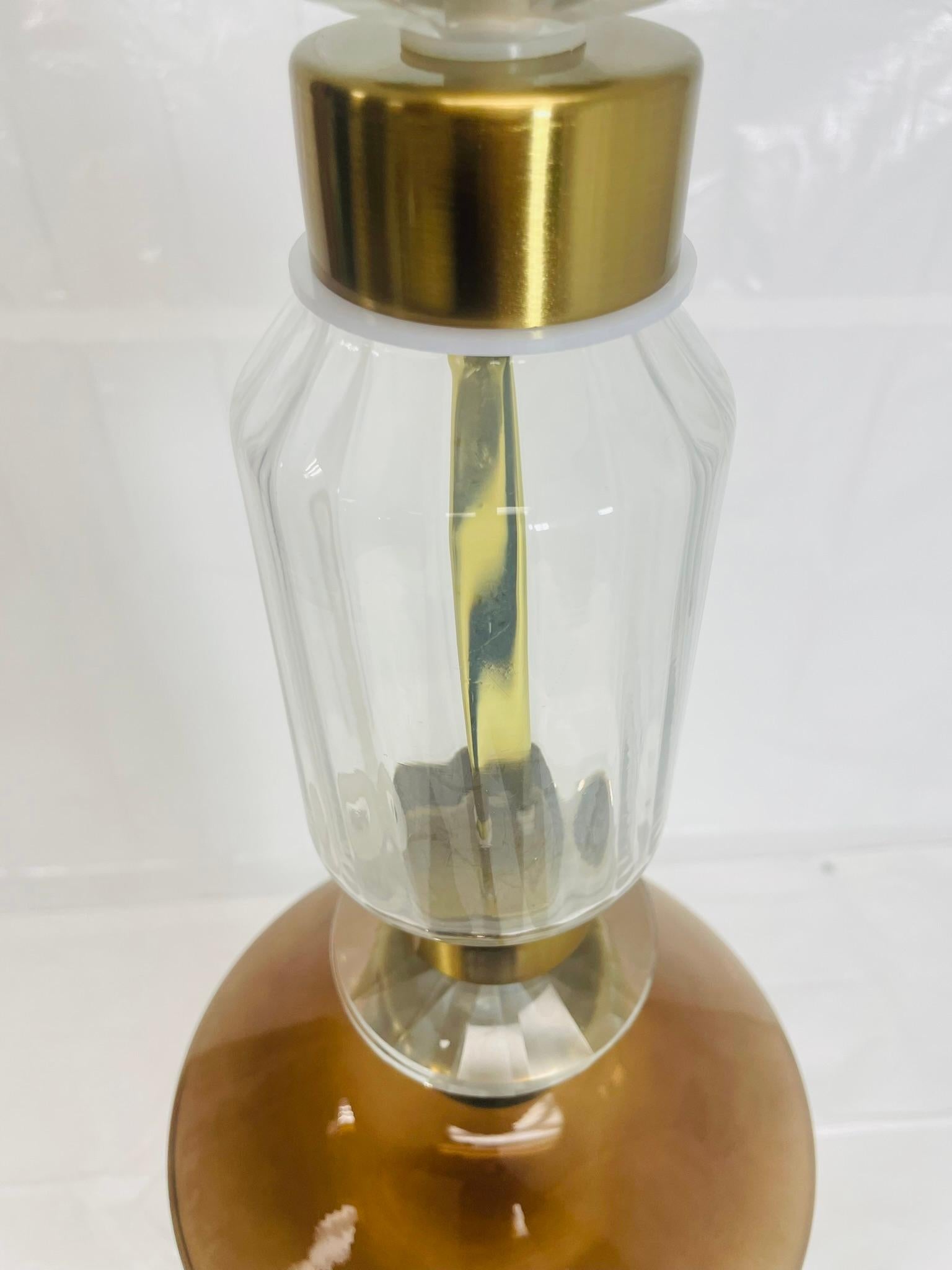 Laiton Pendentif Ballet B de Massimiliano Raggi pour Sicis, Italie - Lampe en verre d'art en vente