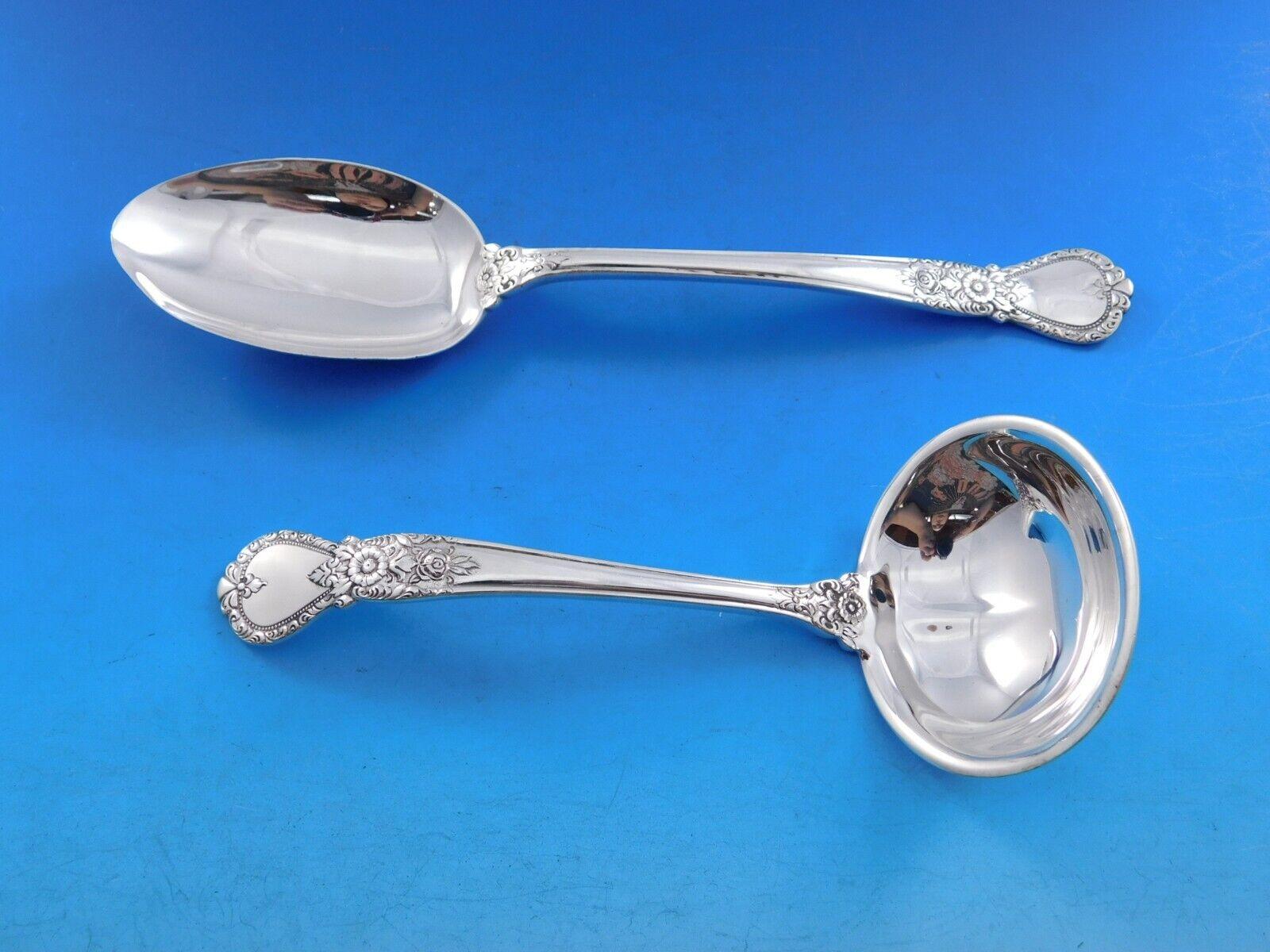 Ballet by Weidlich Set di posate in argento Sterling 8 Servizio 60 pezzi Dimensione Cena in vendita 2