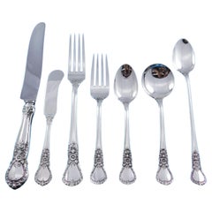 Juego de Cubiertos de Plata de Ley Ballet by Weidlich 8 Servicios 60 piezas Tamaño Cena