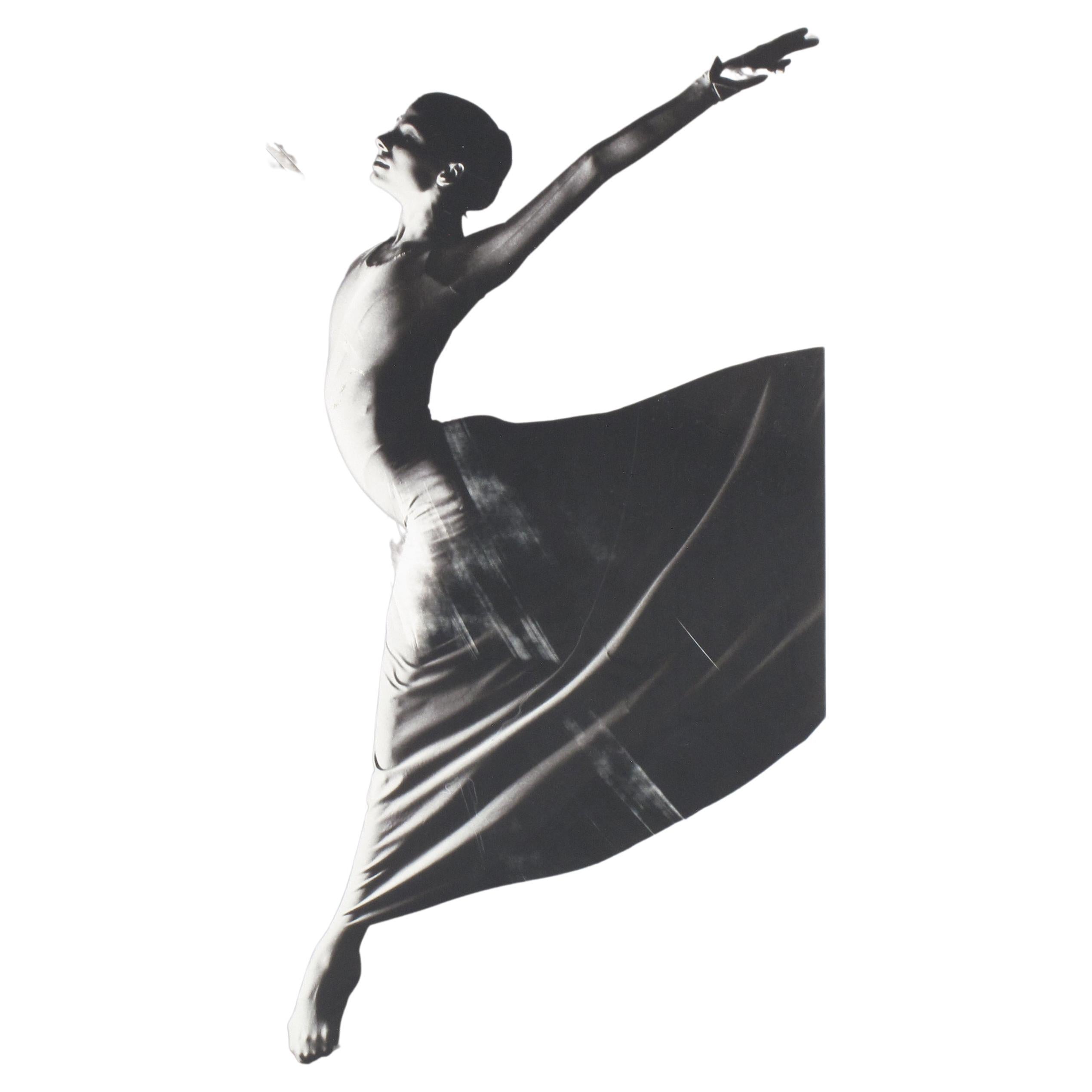 Ballet Dancer Wall Art, Black and White, Contemporary For Sale