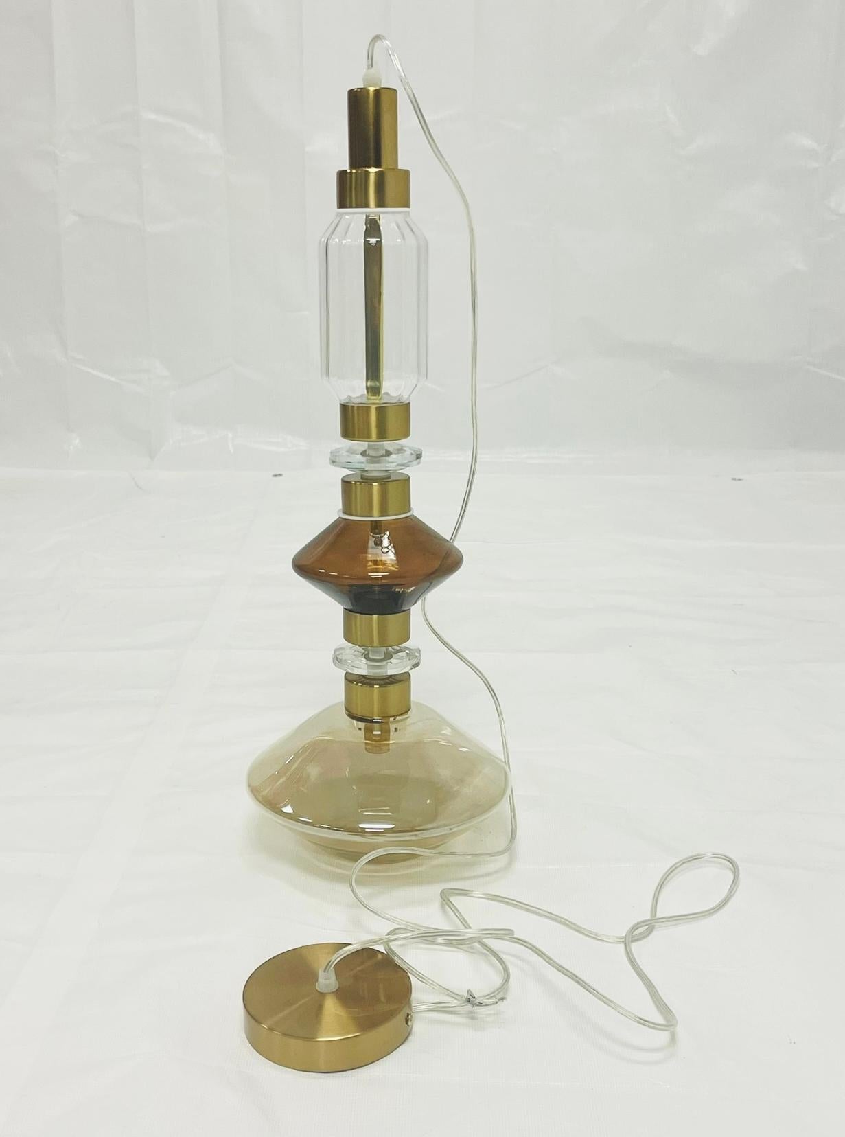 Italian Ballet No. 1 Pendant by Massimiliano Raggi for Sicis, Italy – One Pair Available For Sale