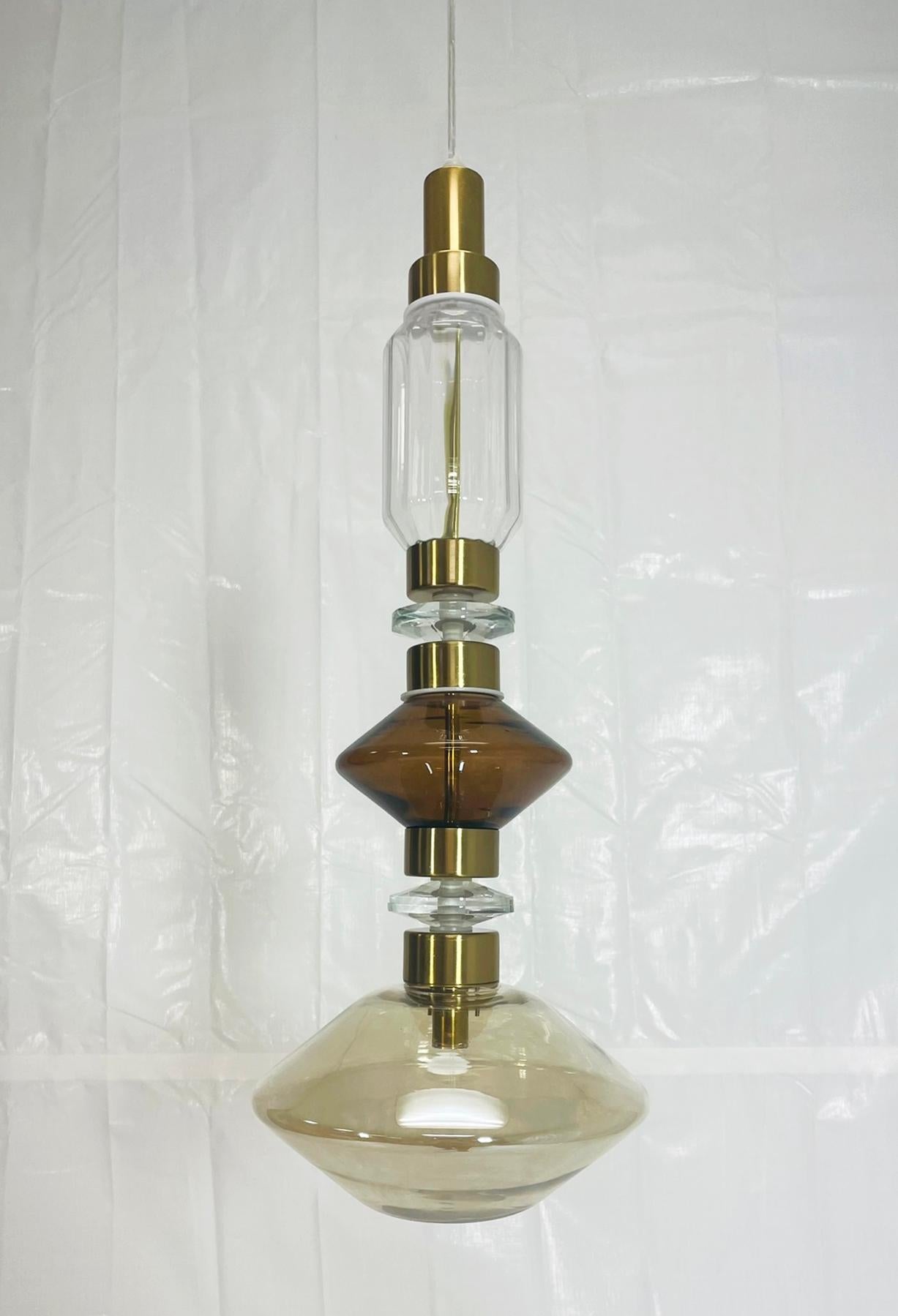 Ballet No. 1 Pendant by Massimiliano Raggi for Sicis, Italy – One Pair Available In Good Condition For Sale In Los Angeles, CA