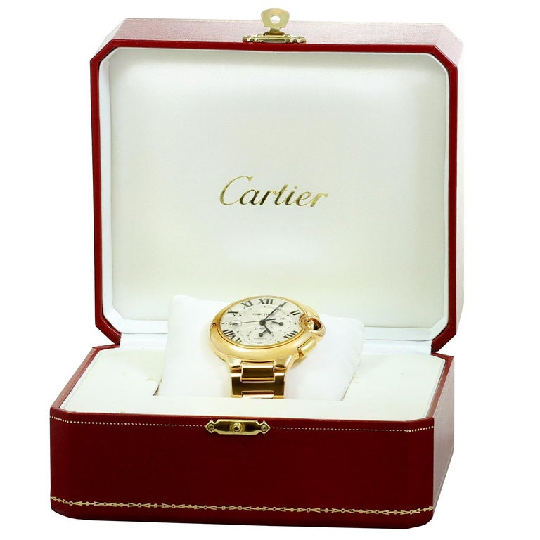 Ballon Bleu de Cartier Automatic Chronograph Extra Large Yellow Gold ...