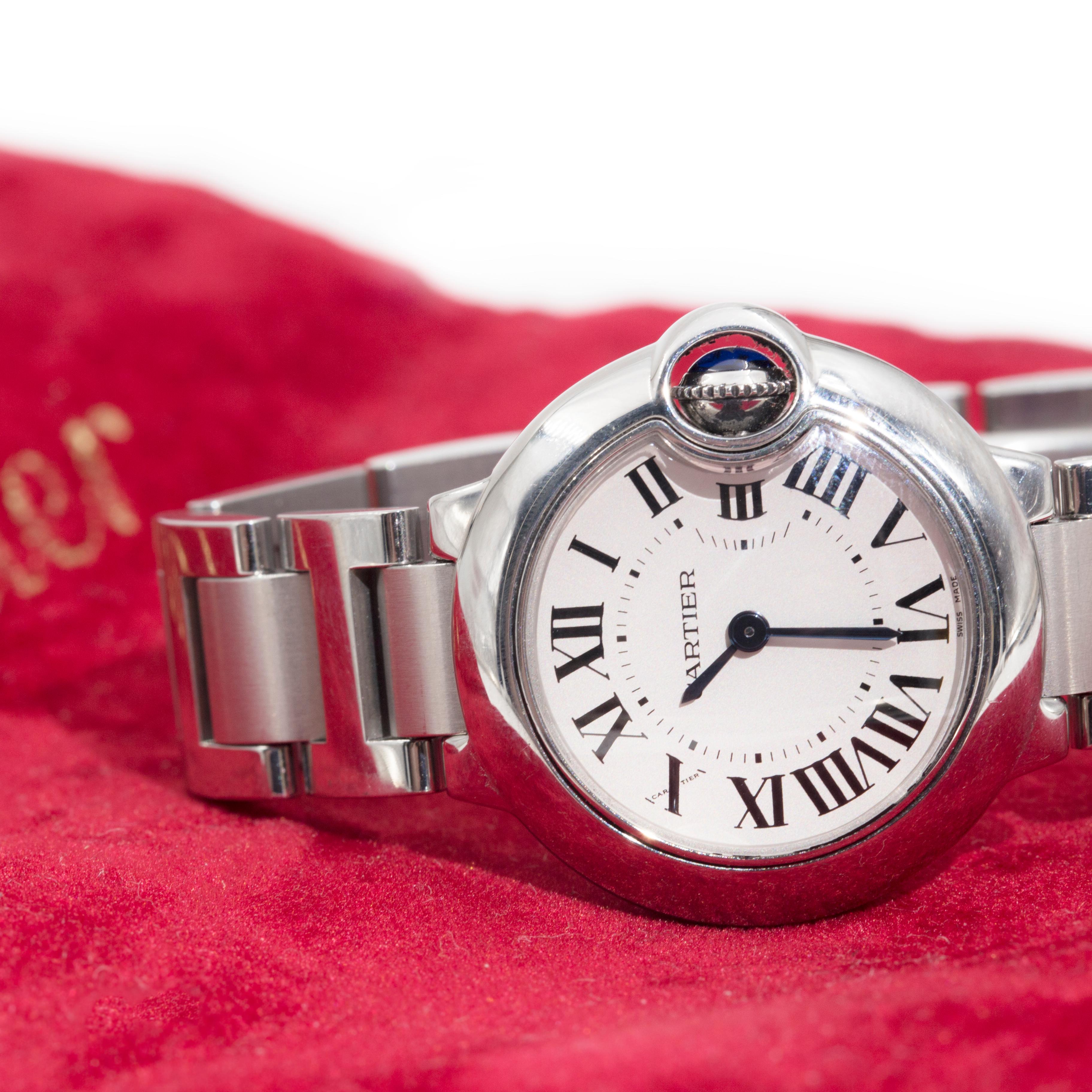 Women's Ballon Bleu De Cartier Vintage Ladies Stainless Steel Watch
