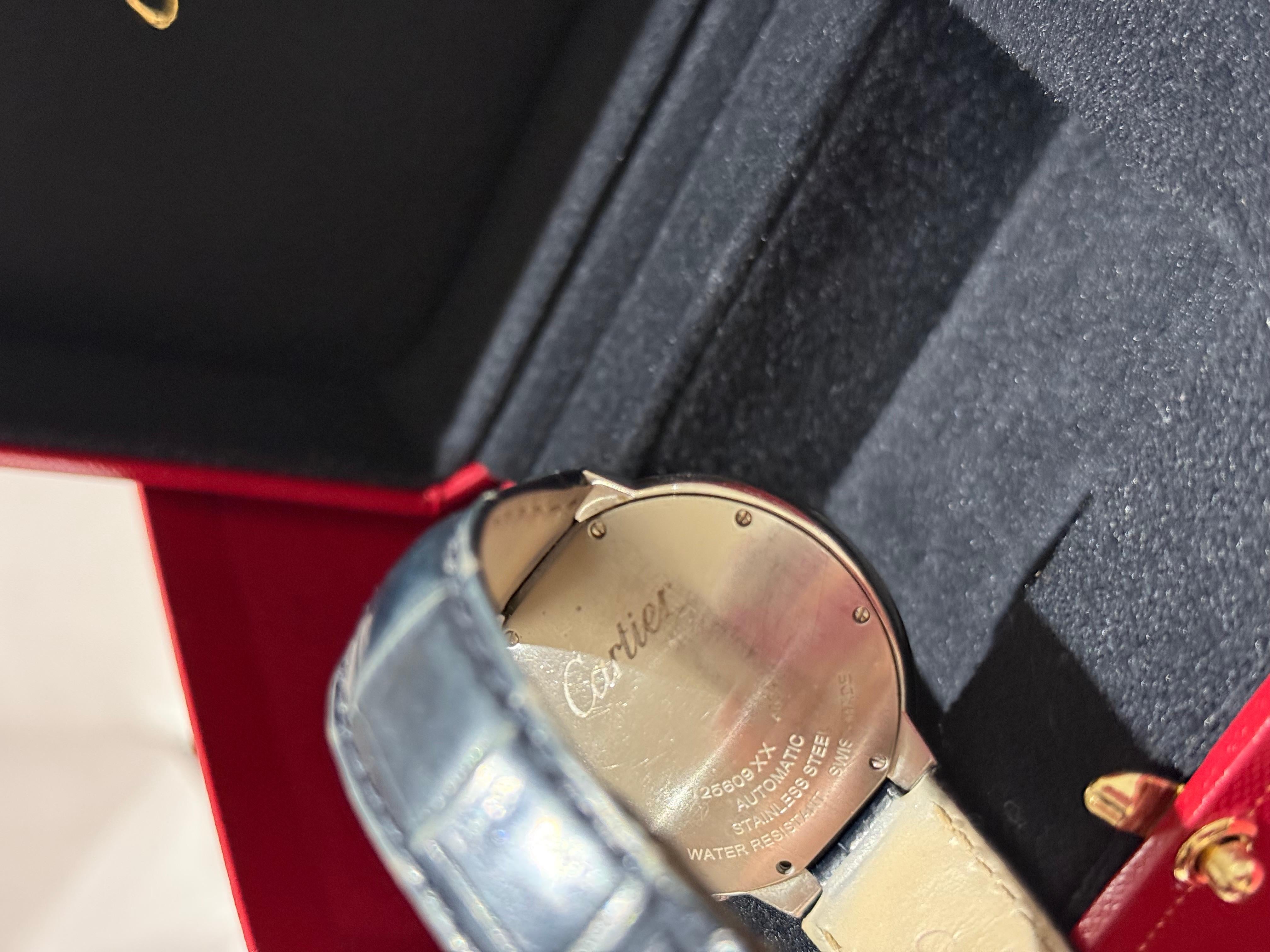 Ballon Bleu de Cartier watch with moon phase automatic In Good Condition For Sale In London, England