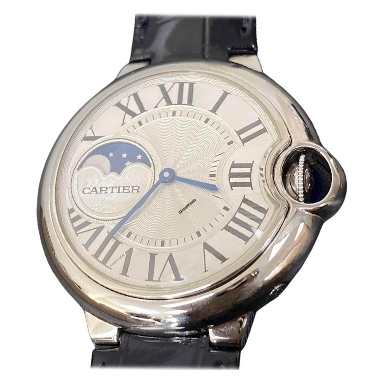 Ballon Bleu de Cartier watch with moon phase automatic