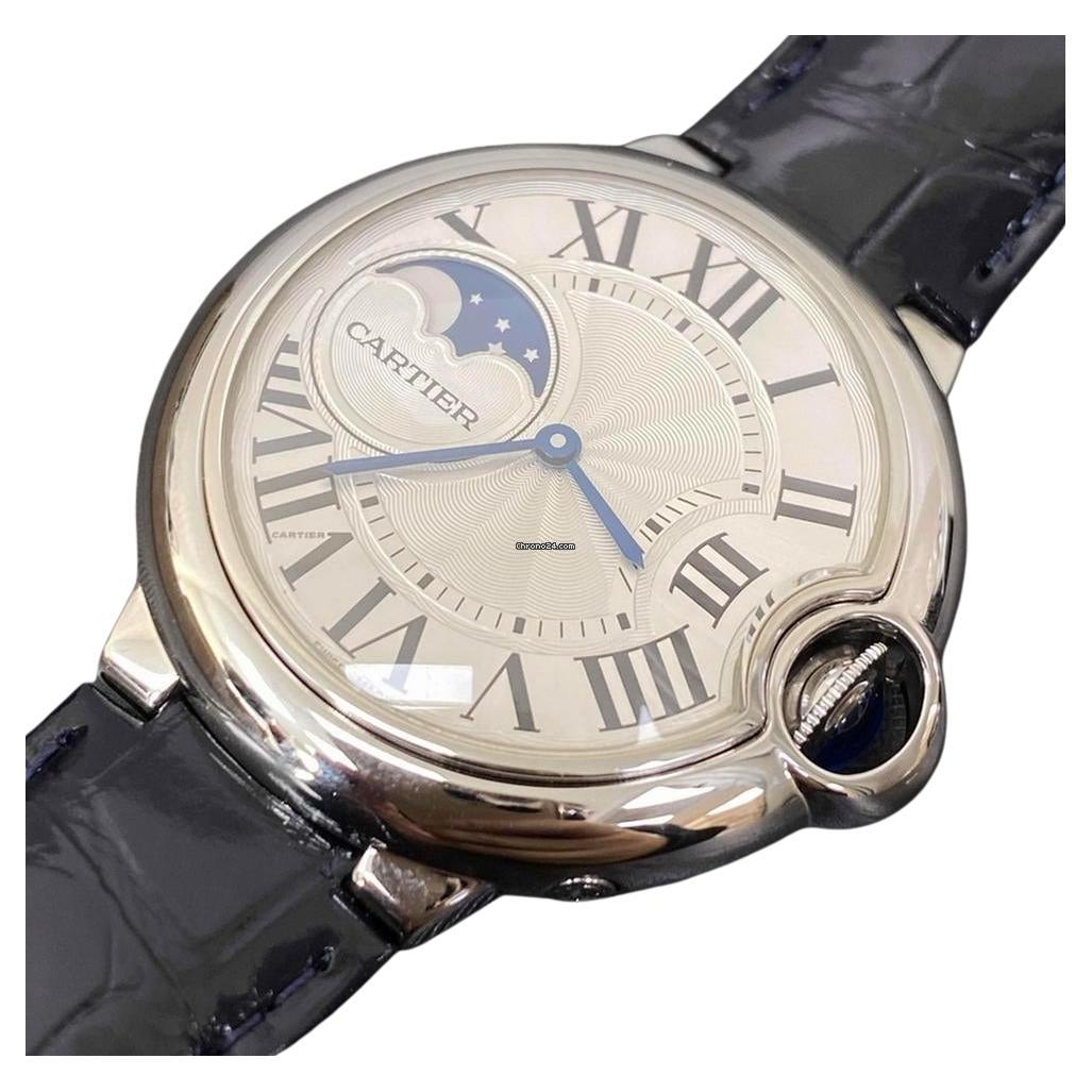 Ballon Bleu de Cartier watch with moon phase automatic