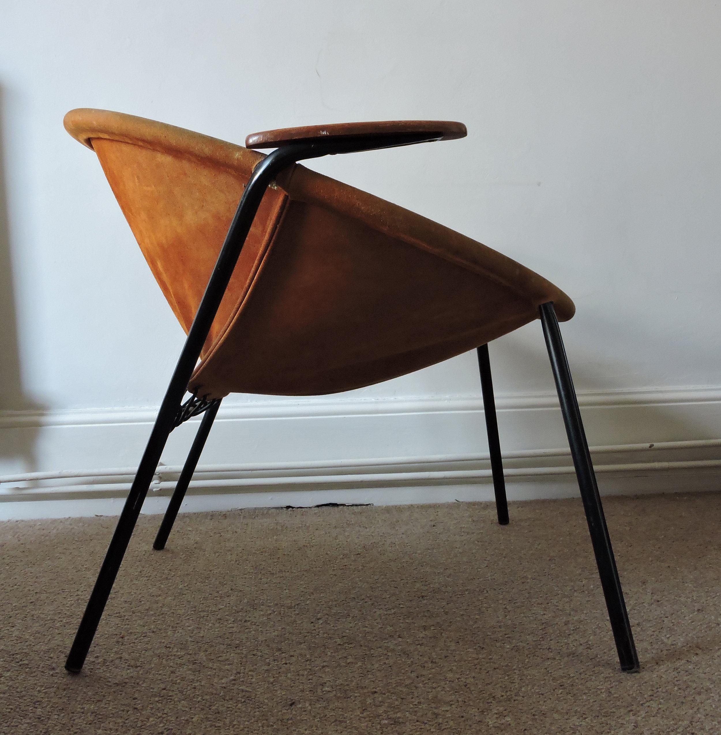 Metal Balloon Chair by Hans Olsen for Lea Design, 1960s For Sale