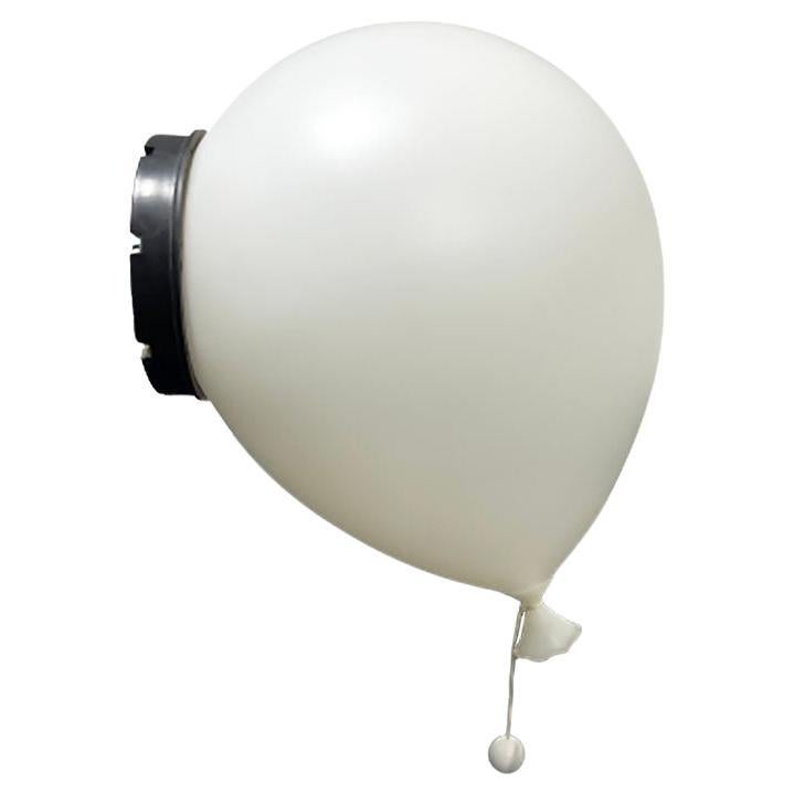 Balloon Wall Lamp by Yves Christin for Bilumen, Italy, 1980s