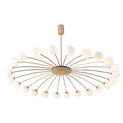 Balloons 24-Light Golden Chandelier