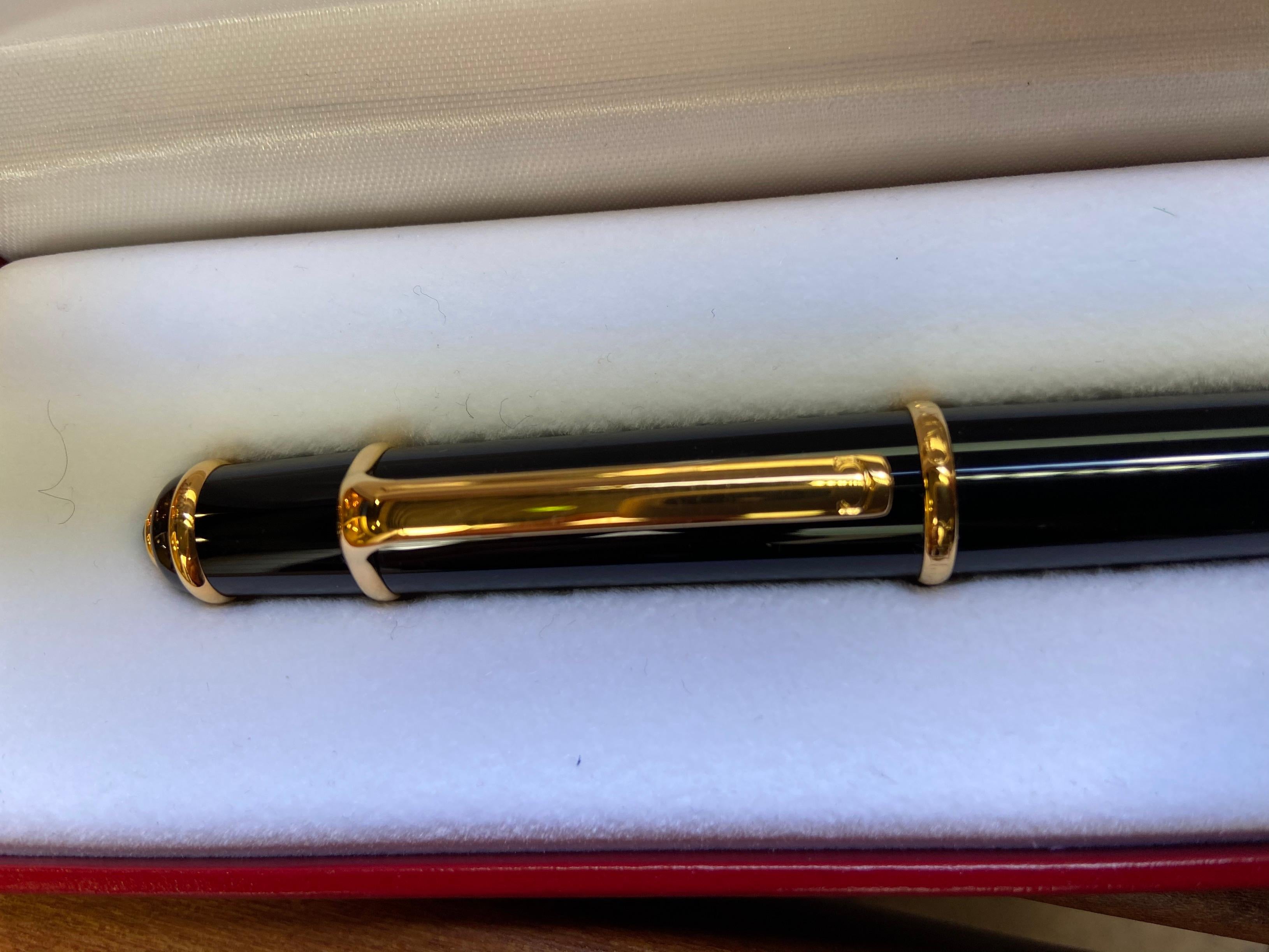 cartier diabolo ballpoint pen