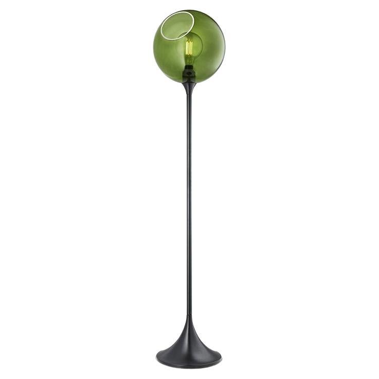 Ballroom Floor Lamp, Army with LED Globe Bulb Ø5 For Sale