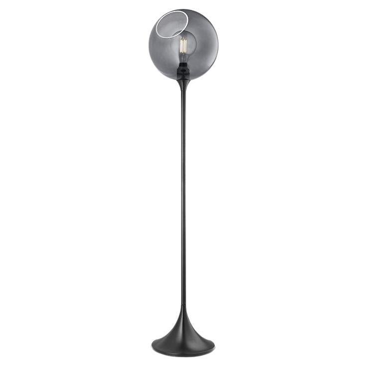 Ballroom Floor Lamp, Smoke For Sale