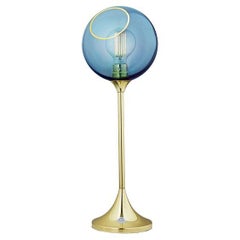 Ballroom Table Lamp, Blue Sky with LED Globe Bulb Ø3