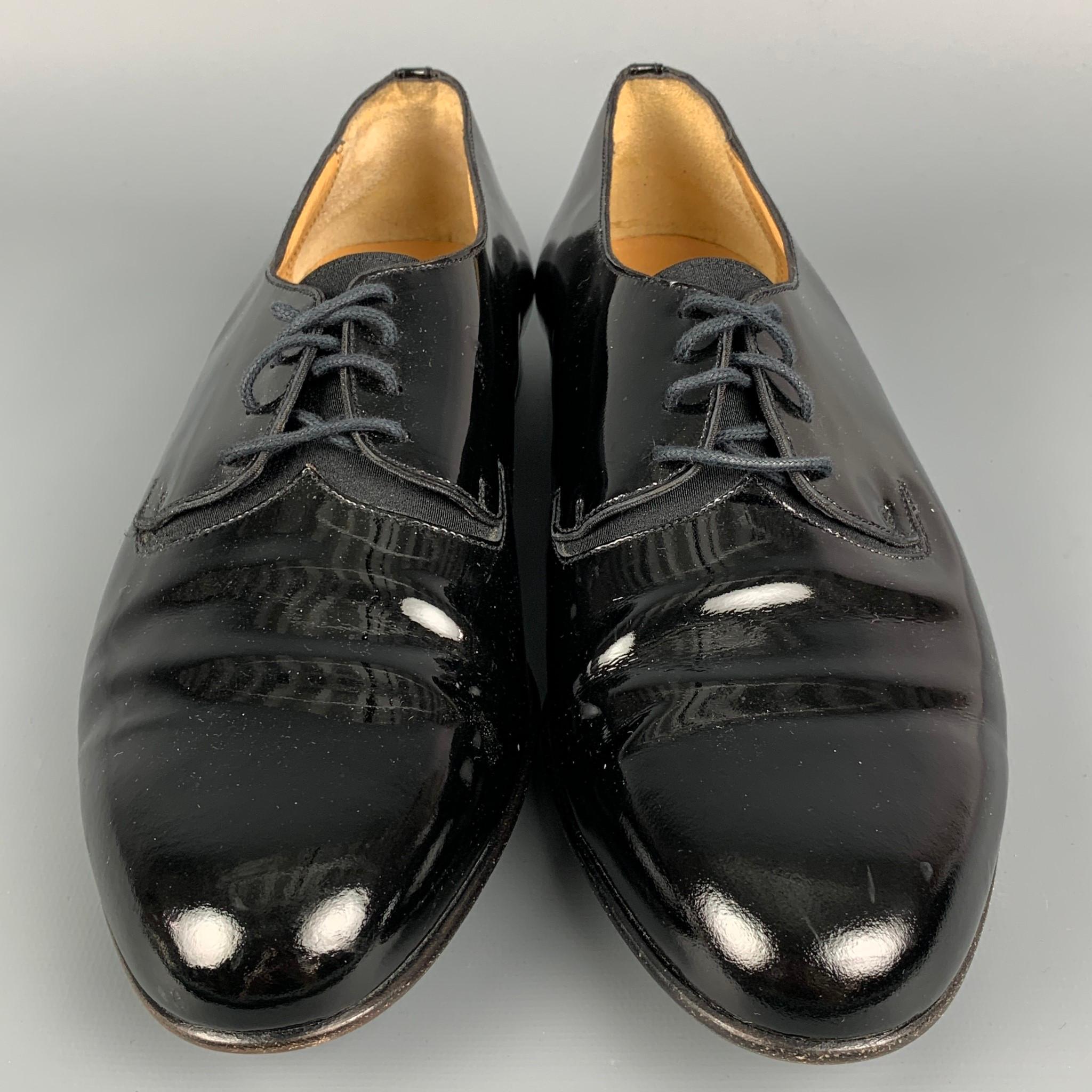 bally patent leather shoes