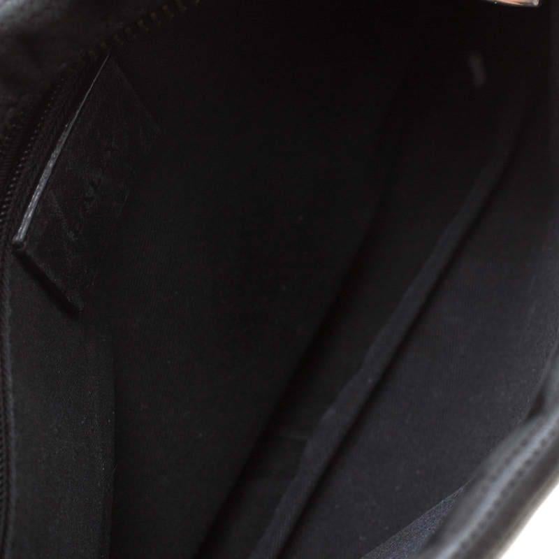 Bally Black Branchville Embossed Leather Shoulder Bag 4