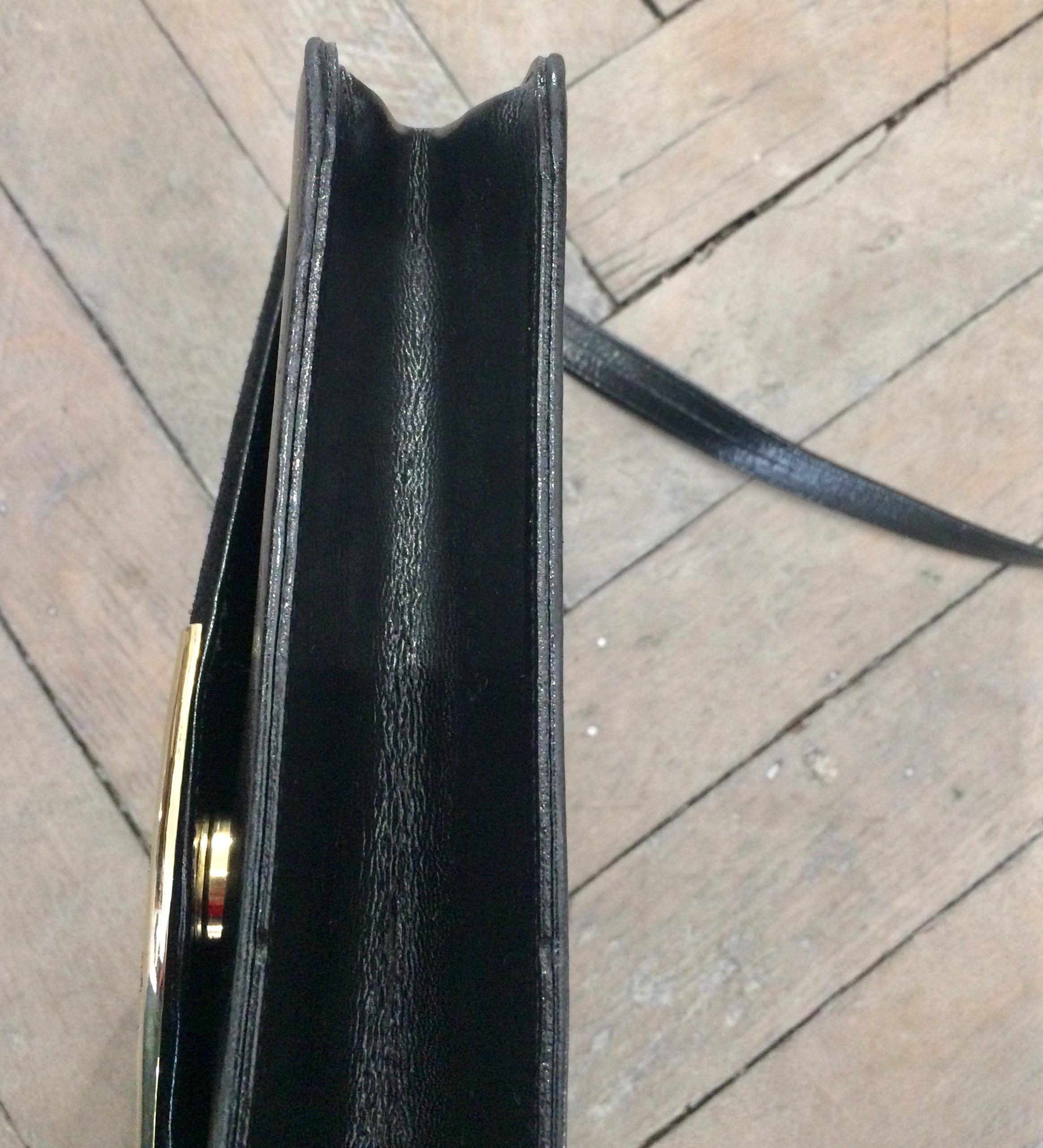 Bally Black Leather and Suede Shoulder Bag 4
