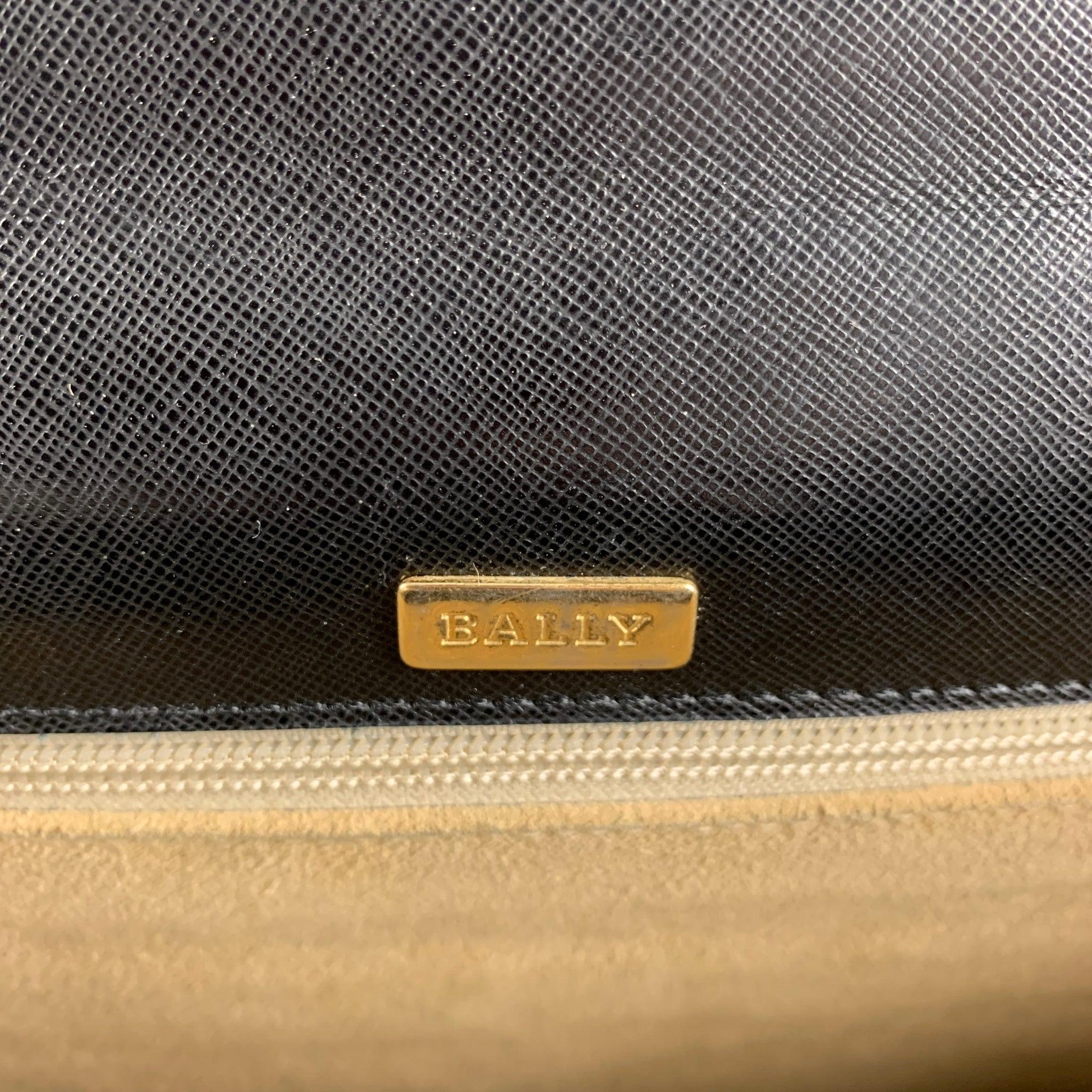 BALLY Black Leather Briefcase Bags 7