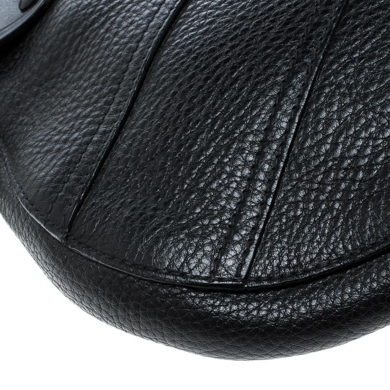 Bally Black Leather Hobo 6
