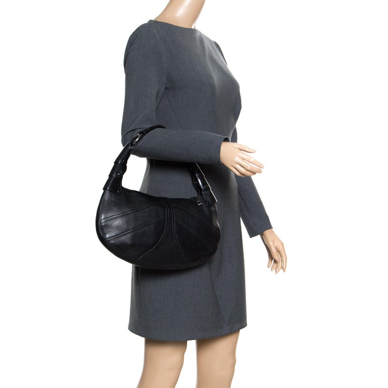 Bally Black Leather Hobo at 1stDibs leather hobo crossbody