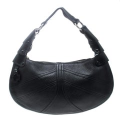Bally Hobo aus schwarzem Leder
