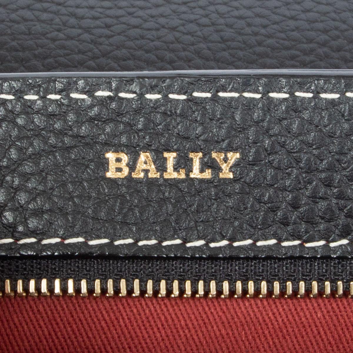 BALLY black leather LAYKA TOP HANDLE Shoulder Bag In Excellent Condition In Zürich, CH