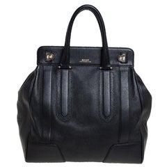 Bally Schwarzes Leder Satchel