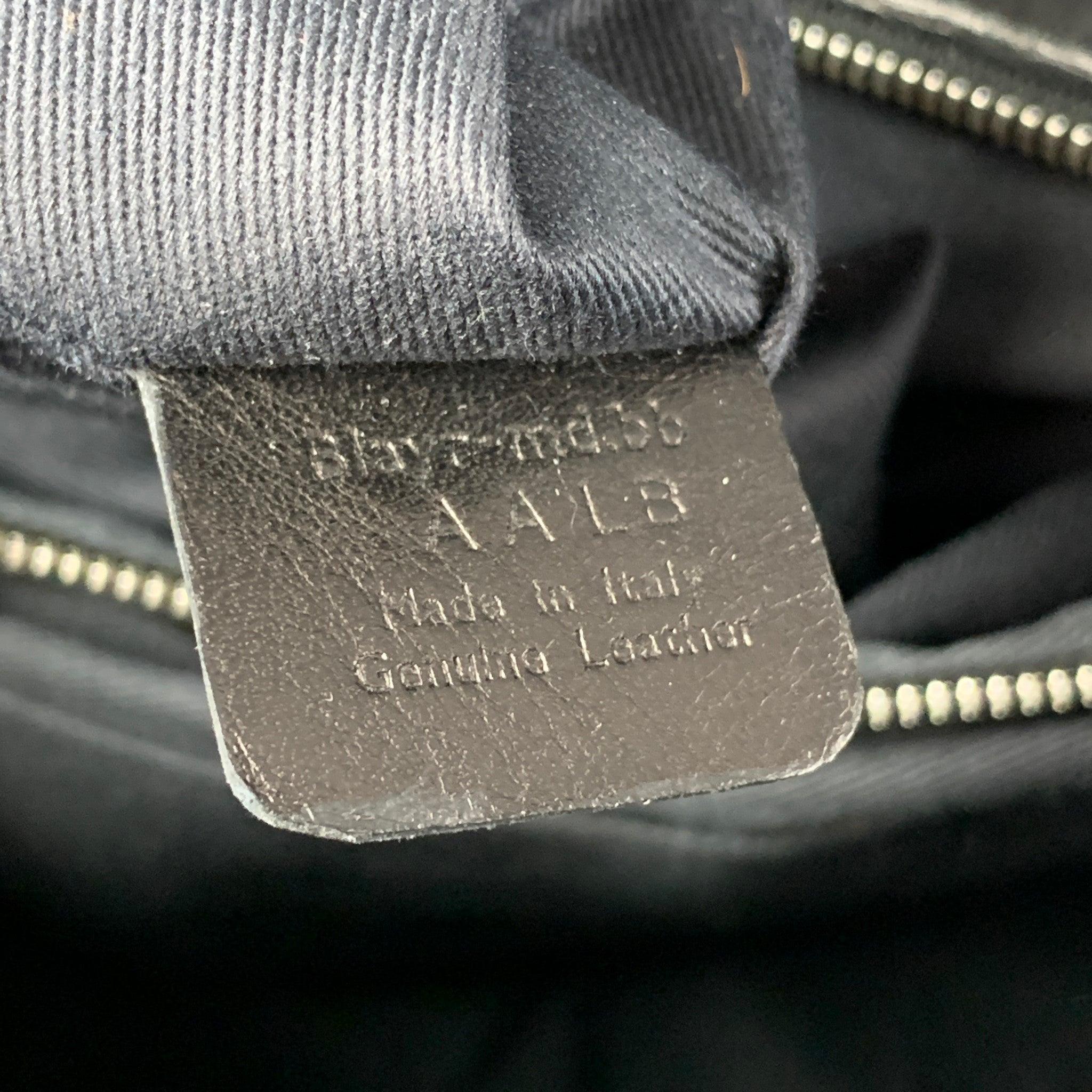 BALLY Black Leather Top Handles Tote Bag 6
