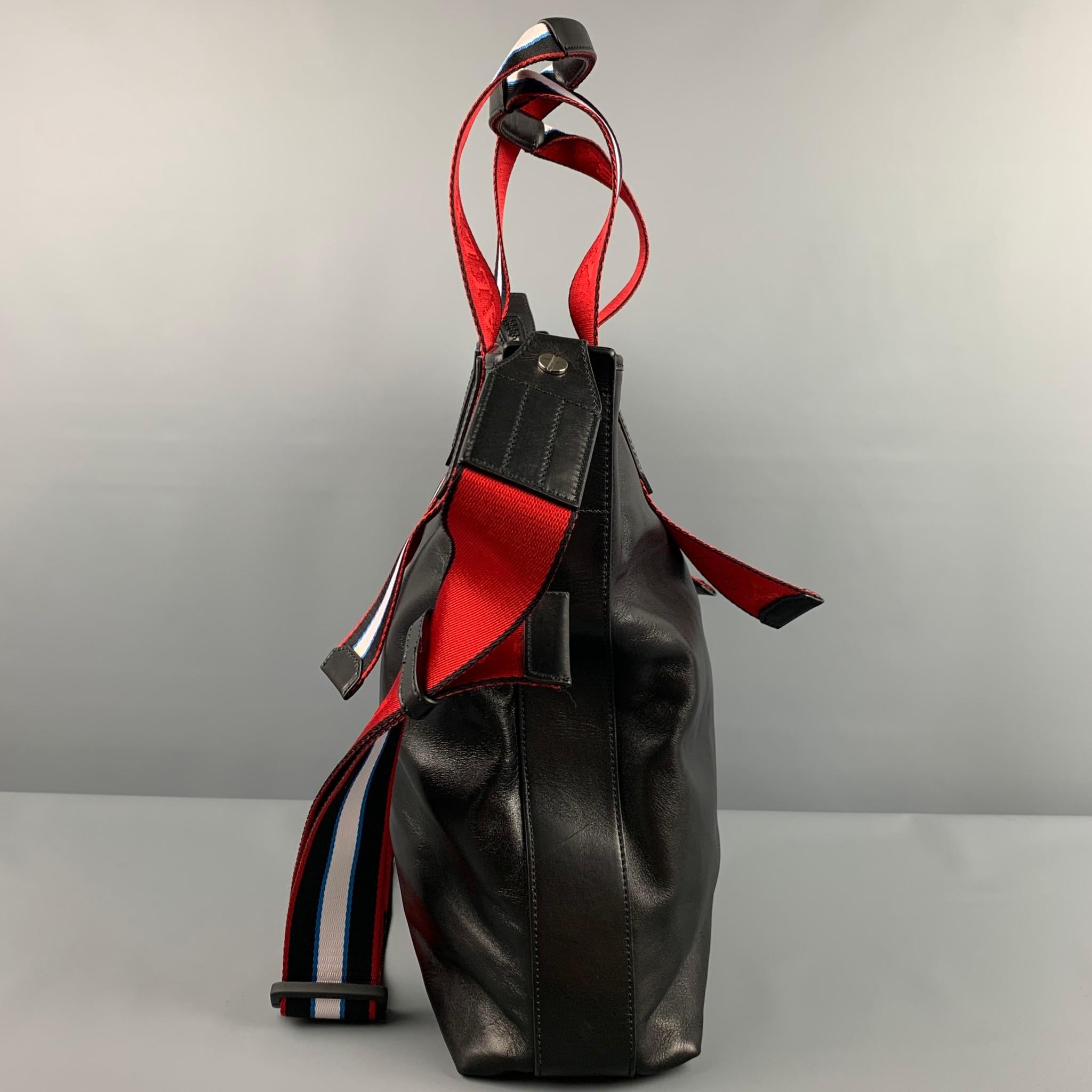 BALLY Black Leather Tote Bag In Good Condition In San Francisco, CA